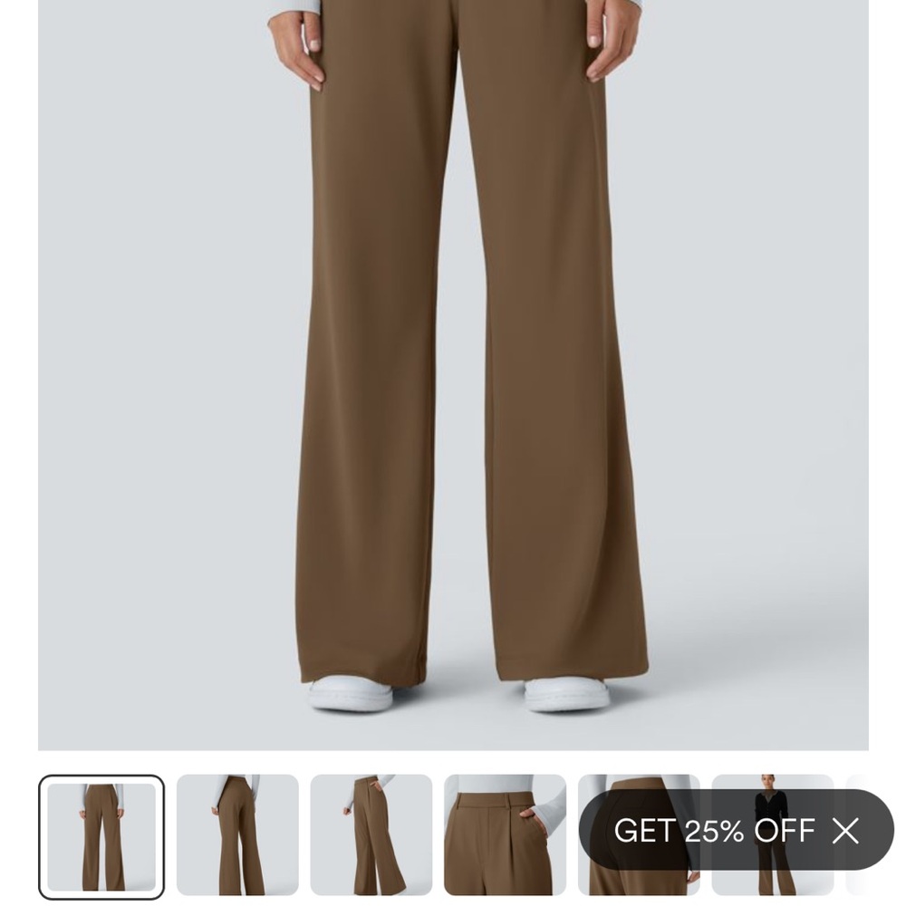HALARA Flex High Waisted Pocket Work Flare Pants